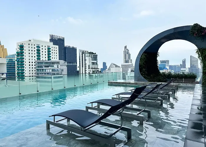公寓 300m To Bts L Rooftop Pool And Gym L Sontana *